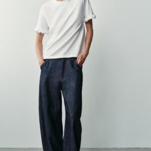 EMBOSSED FLORAL T-SHIRT
