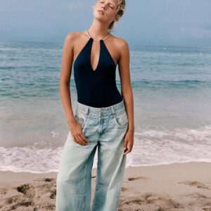 CHOKER HALTER BODYSUIT