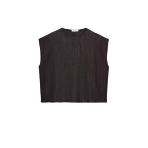 RUSTIC SLEEVELESS TOP - ANTHRACITE GREY