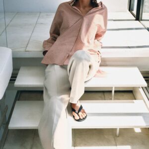 ZW COLLECTION SHIRT WITH BACK BUTTONS