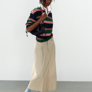 PLEATED MIDI SKIRT