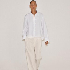 ZW COLLECTION SHIRT WITH FROG FASTENING