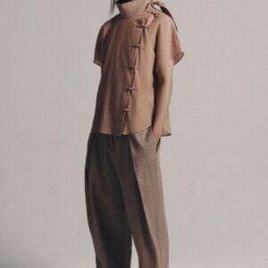 ZW COLLECTION SHIRT WITH FROG FASTENING