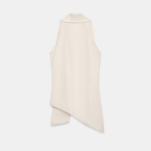 ZW COLLECTION ASYMMETRIC TIE-DETAIL TOP