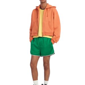 CONTRAST SATIN SHORTS