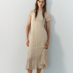 LACE MIDI DRESS