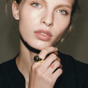 METAL STONE RING