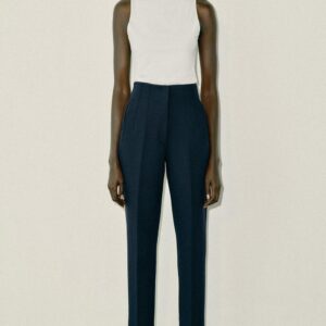 HIGH-WAIST TROUSERS