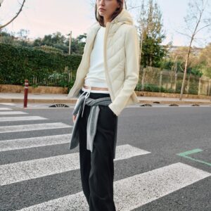 WIDE-LEG TROUSERS WITH DOUBLE WAISTBAND