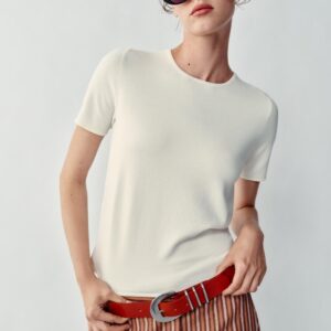 100% LEATHER BELT WITH TRIPLE LOOP