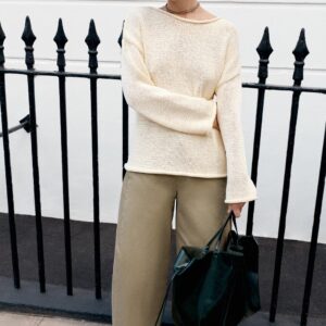 BOAT NECK KNIT JUMPER