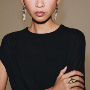 GEOMETRIC EMBELLISHED RING