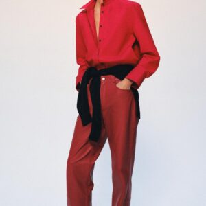 ZW COLLECTION LIMITED EDITION 100% LEATHER TROUSERS