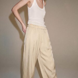 ZW COLLECTION SATIN BARREL TROUSERS
