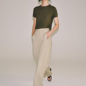 ZW COLLECTION POPLIN TROUSERS
