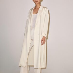 ZW COLLECTION SATIN STRAIGHT-LEG TROUSERS