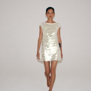ZW COLLECTION SHORT SEQUINNED DRESS