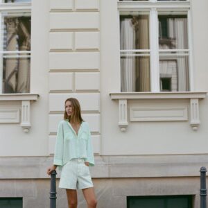 FLOWING LINEN BLEND SHIRT