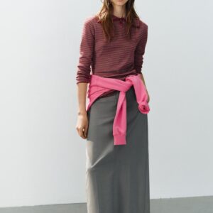 STRIPED WOOL BLEND JUMPER