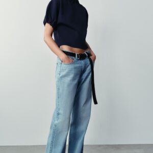 GATHERED KNIT TOP