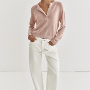 BUTTON-UP KNIT JUMPER