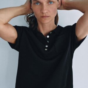 SHORT SLEEVE KNIT POLO SHIRT