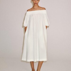 ZW COLLECTION OFF-THE-SHOULDER MIDI DRESS