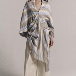 ZW COLLECTION STRIPED LINEN BLEND TUNIC