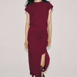 ZW COLLECTION MIDI RUFFLE DRESS