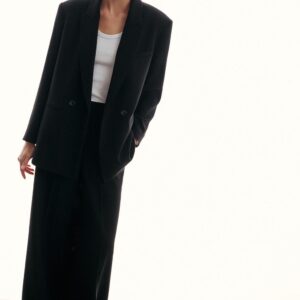 HIGH-WAIST WIDE-LEG TROUSERS
