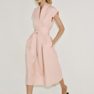 ZW COLLECTION BELTED SHIRT DRESS