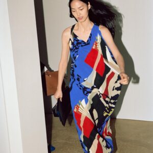 ZW COLLECTION PRINTED MIDI DRESS