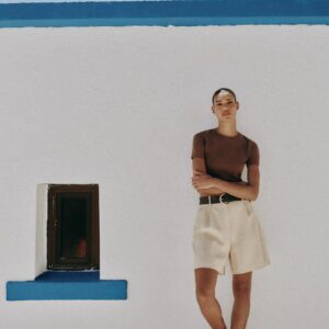 CROPPED SHORT SLEEVE T-SHIRT