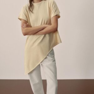 ASYMMETRIC SHORT SLEEVE T-SHIRT