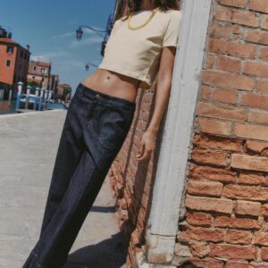 Z1975 MID-WAIST CULOTTES JEANS
