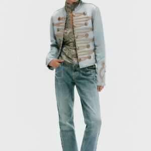 TRF BUTTONED DENIM JACKET