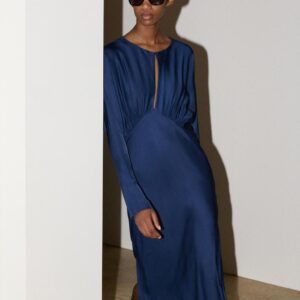 ZW COLLECTION LONG SATIN DRESS