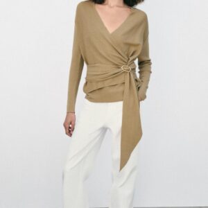 WRAP KNIT CARDIGAN