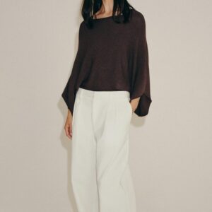 SHORT CAPE KNIT JUMPER