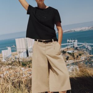 COTTON EMBROIDERED T-SHIRT