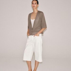 WIDE SLEEVE KNIT CARDIGAN