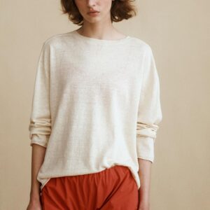 100% LINEN KNIT JUMPER CREATED BY CARAMEL LONDON X ZARA