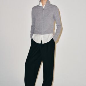 100% WOOL ZIP-UP JACKET
