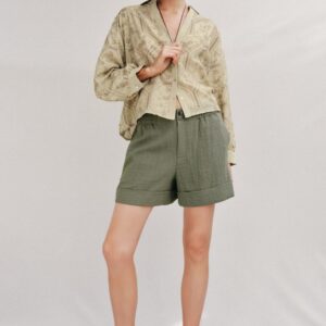 SHIRT WITH CUTWORK EMBROIDERY