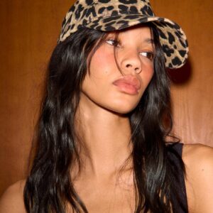 ANIMAL PRINT TWILL CAP