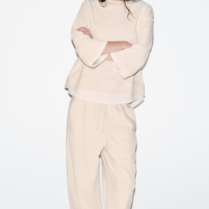 BALLOON TROUSERS - ECRU