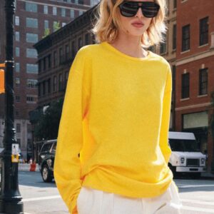 COTTON AND LINEN T-SHIRT