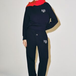 SLOGAN SWEATSHIRT - DARK NAVY