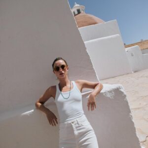 RIBBED SLEEVELESS TOP