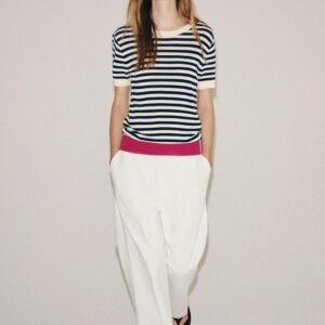 STRIPED KNIT TOP